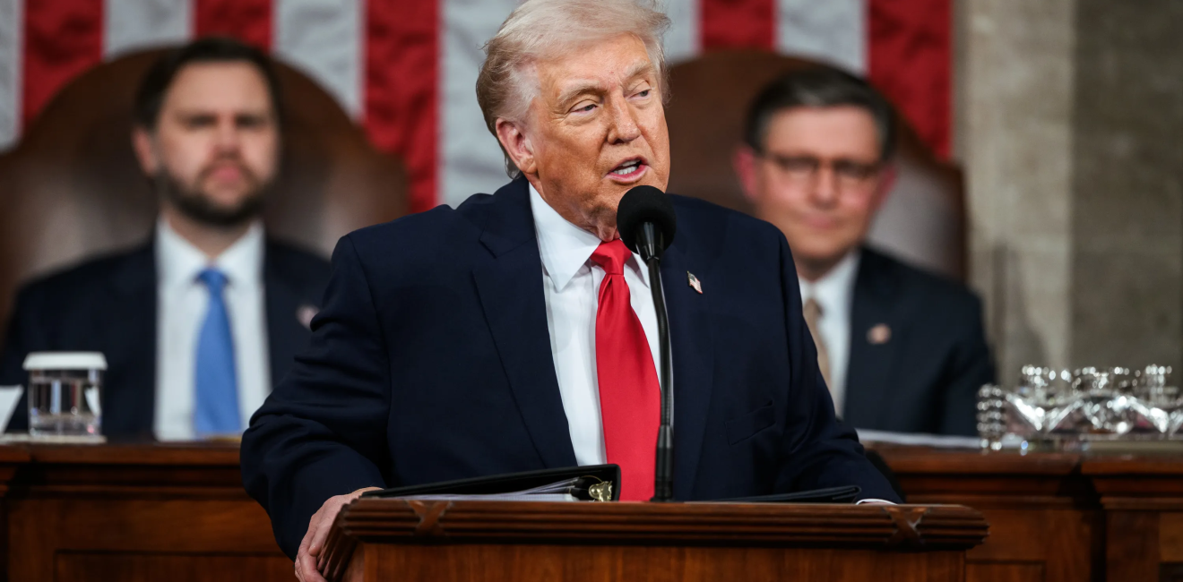 Donald Trumpt delivers the 2026 State of the Union