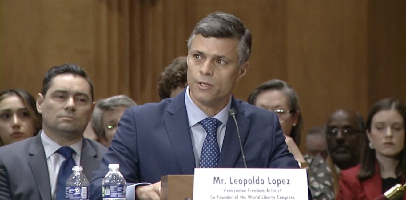 Leopoldo Lopez Testifies Before Foreign Relations Committee