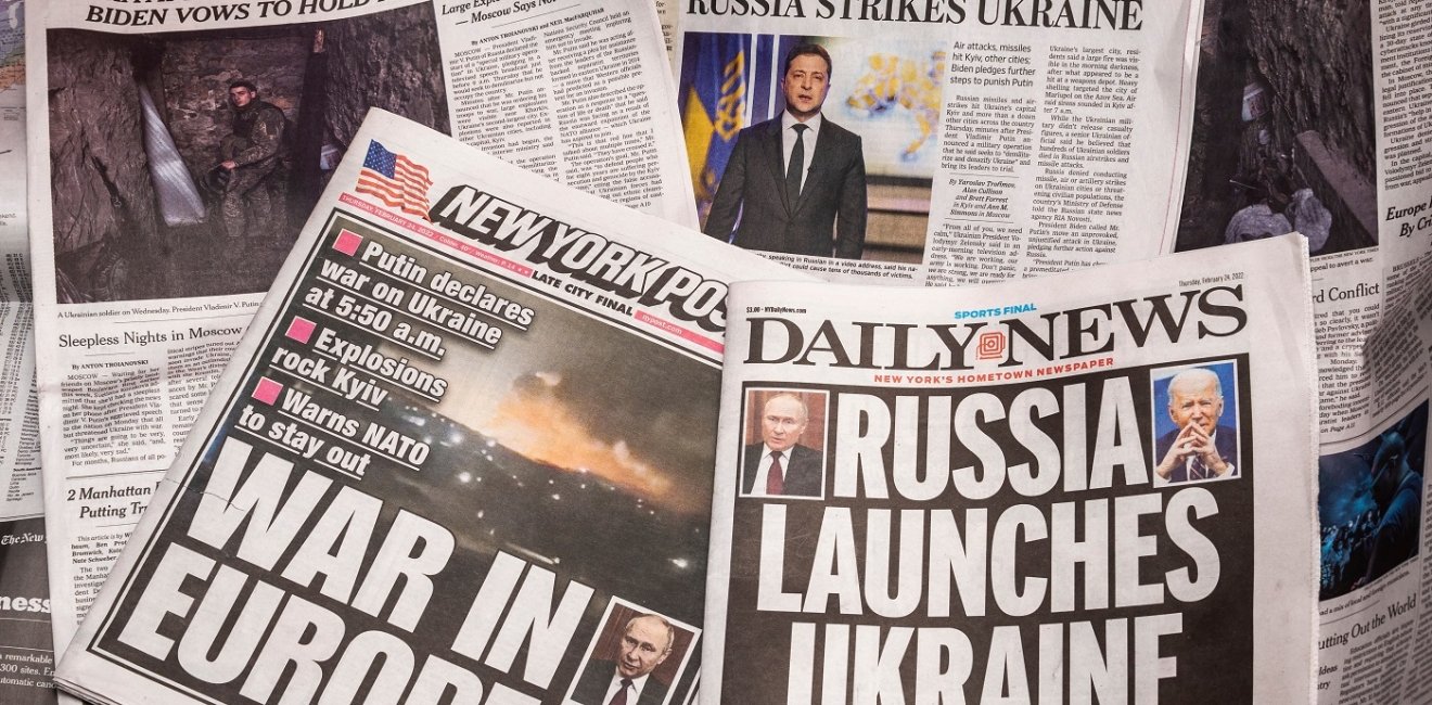 Ukraine newspaper headlines