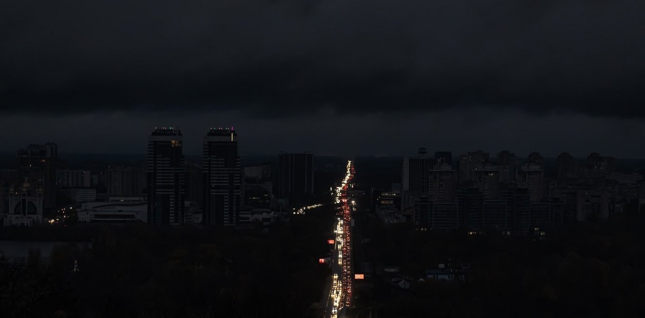 Blackout in the Ukrainian capital Kyiv