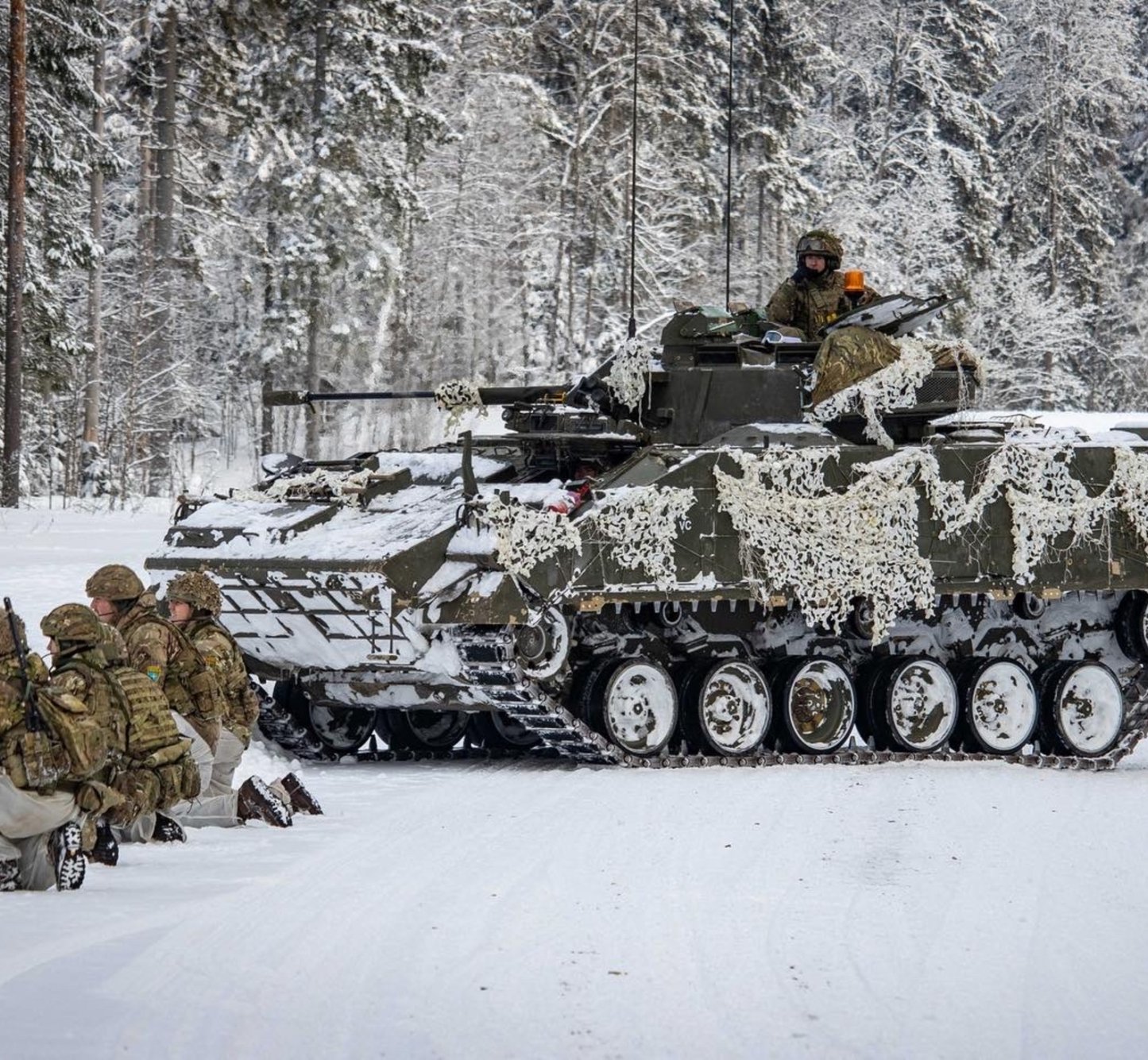 NATO battlegroup exercise in Estonia