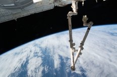 Canadarm2 in space