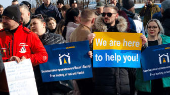 Individuals Welcoming Ukrainian Refugees