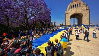 Mexico Ukraine protest