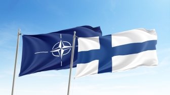 NATO and Finnish Flag