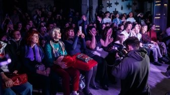 Audience watching a show 