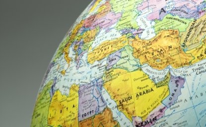 MEP MENA Map Globe