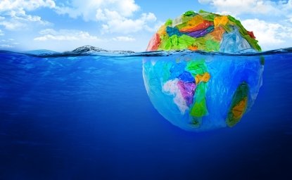 plastic bag globe