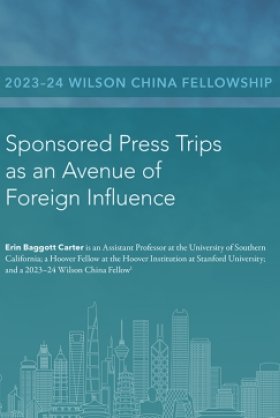 The cover of the essay with the title and a graphic skyline of notable buildings from China.