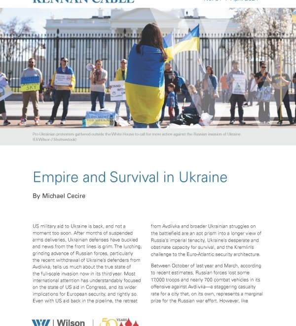Front page of Empire and Survival in Ukraine by Michael Cecire
