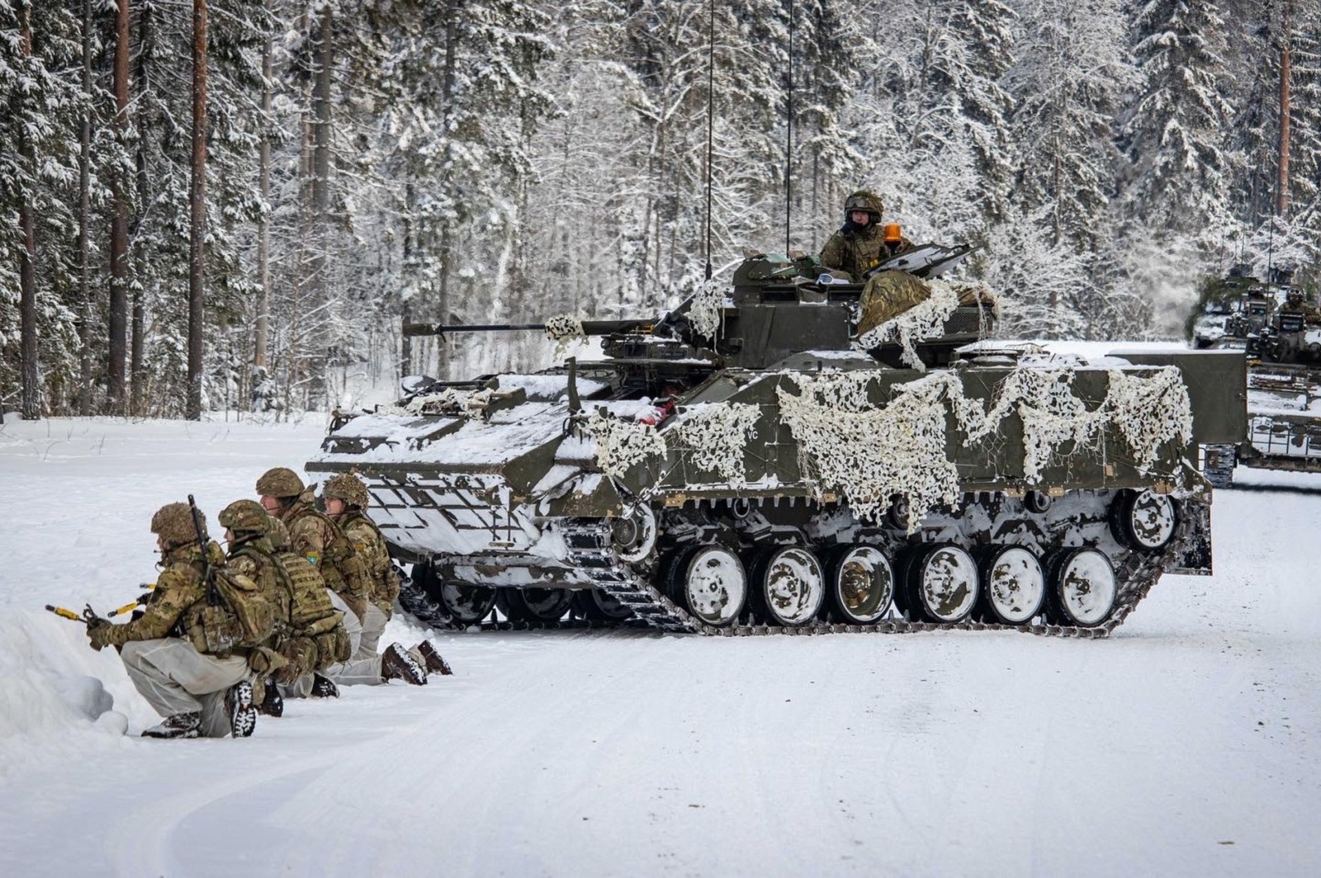 NATO battlegroup exercise in Estonia