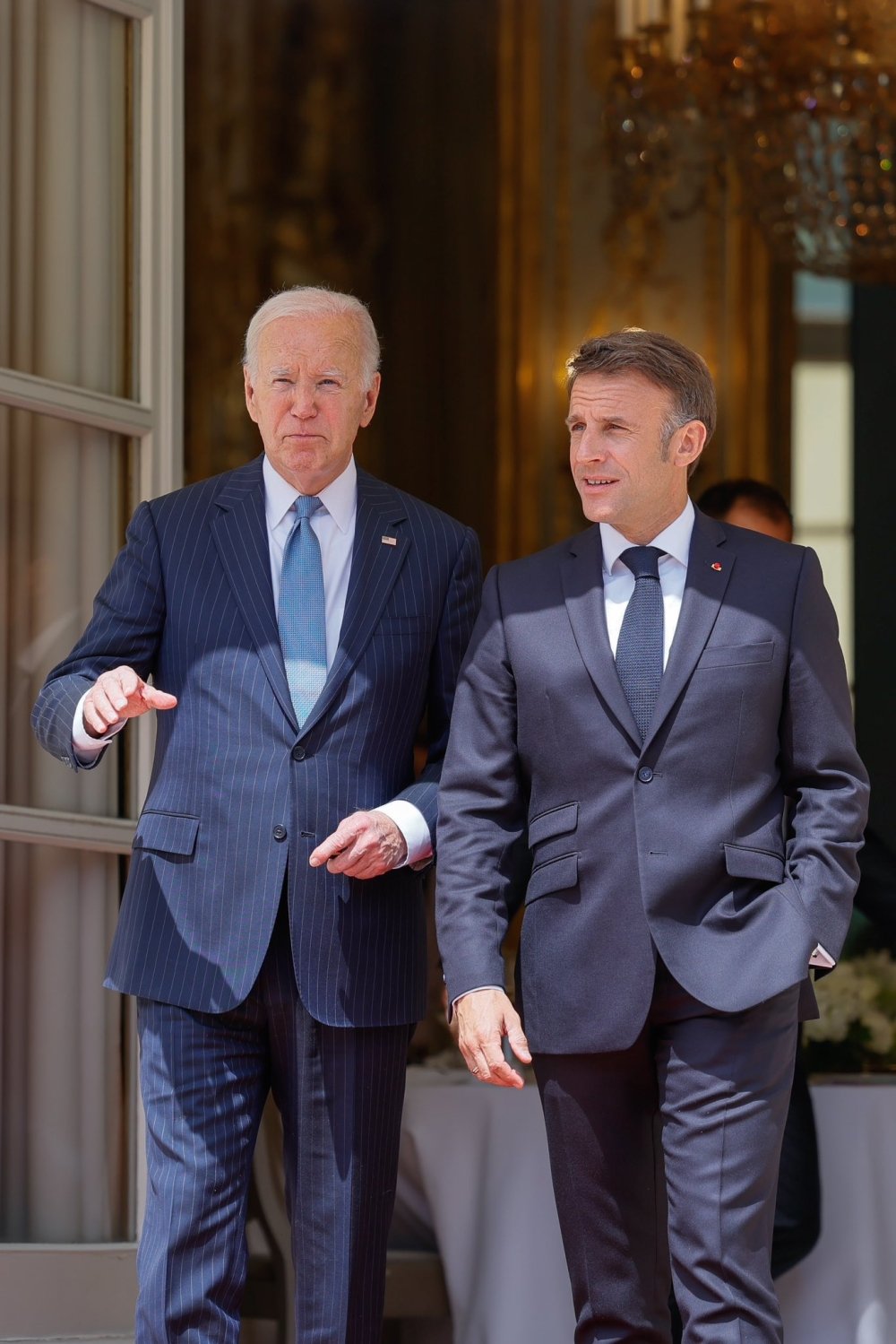 Joe Biden Emmanuel Macron