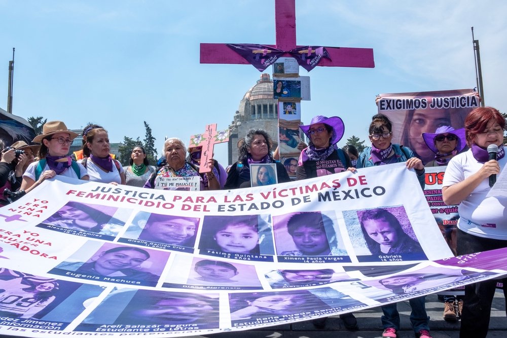 March 8th, 2020. Tens of thousands of Mexican women protest on ‘femicide’ and gender-based violence in Mexico City