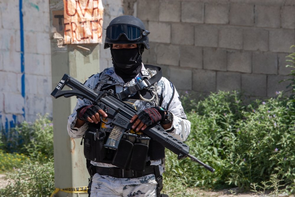 Mexico's National Guard in Juárez, Mexico