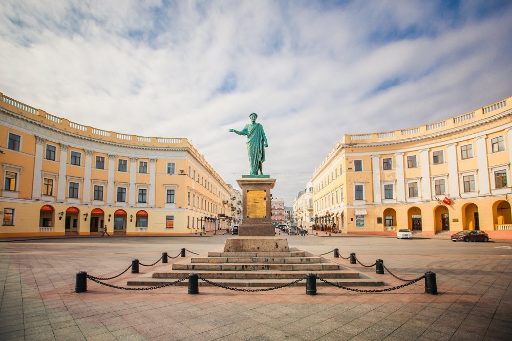 Monument to Duc de Richelieu in Odessa