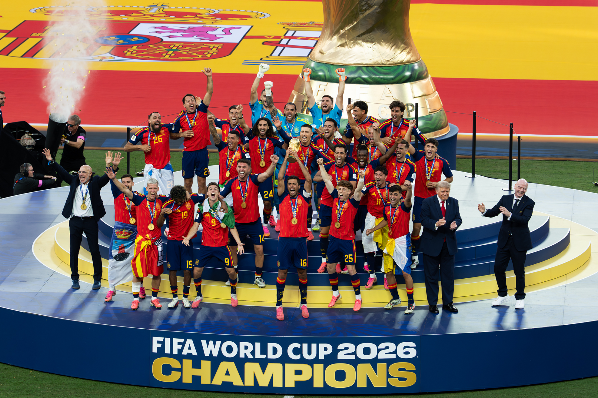 Spain celebrates its second World Cup championship 